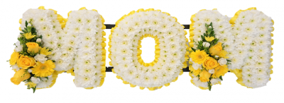 Mom Funeral Tribute - Mom funeral tribute with sprays, Ribbon colour and spray colour can be changed, add in special instructions Handcrafted by Buttercups & Daisies Florist Birmingham, this Mom Funeral Tribute is prepared as a thoughtful floral tribute for a funeral, memorial or remembrance service. Shape, scale, contrasting tones and finishing details are assessed closely to create an appropriate and respectful presentation. Seasonal availability can affect individual stems, but the florist will protect the des...