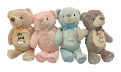 My first teddy - These lovely plush toys stand approx 12in/30cm tall and come in 4 colours and contain a rattle. Suitable for all ages. Please choose colour in special instructions. Available only as an add-on item Handcrafted by Buttercups & Daisies Florist Birmingham, this My first teddy is created as a fresh, memorable gift for many thoughtful occasions. The florist balances shape, colour, texture and seasonal detail so the finished gift feels considered from every angle. Seasonal availability can affect ...