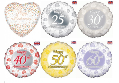 Anniversary Balloons - Add a balloon to your anniversary flowers to add a special finishing touch. Please advise which anniversary balloon you require in special instructions Handcrafted by Buttercups & Daisies Florist Birmingham, this Anniversary Balloons is created as a fresh, memorable gift for many thoughtful occasions. The florist balances shape, colour, texture and seasonal detail so the finished gift feels considered from every angle. Seasonal availability can affect individual stems, but the florist will p...