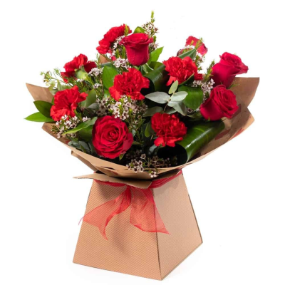 Smooch Red Roses - Make a truly unforgettable statement with Smooch Red Roses — a romantic, luxury bouquet handcrafted with love by Buttercups & Daisies Florist Birmingham.