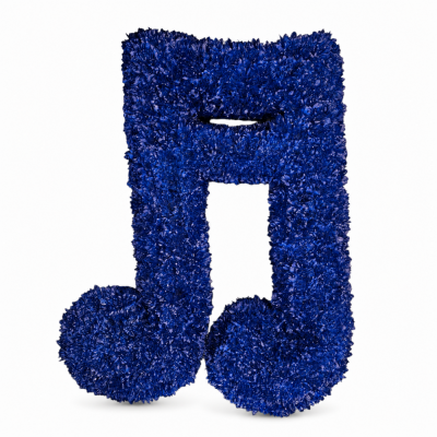 Musical Note Tribute - Musical Note Tribute is a bespoke funeral flower design for remembering someone whose life was shaped by music,